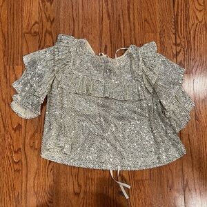 Free People-peekaboo back top.  XS.